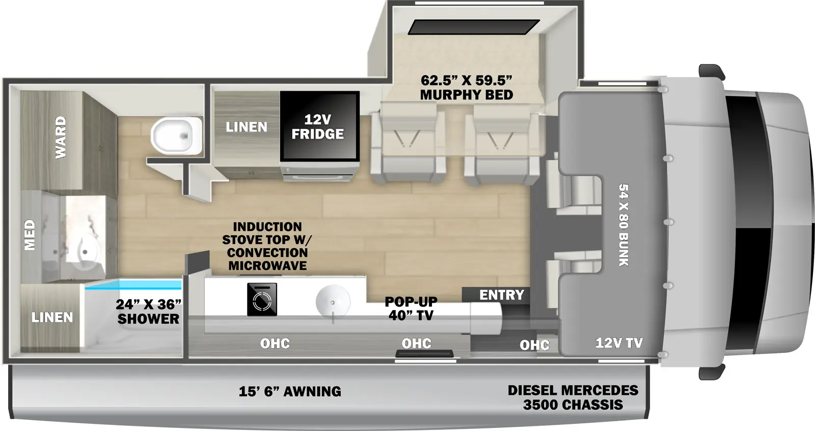 Sunseeker Mbs 2400M Floorplan